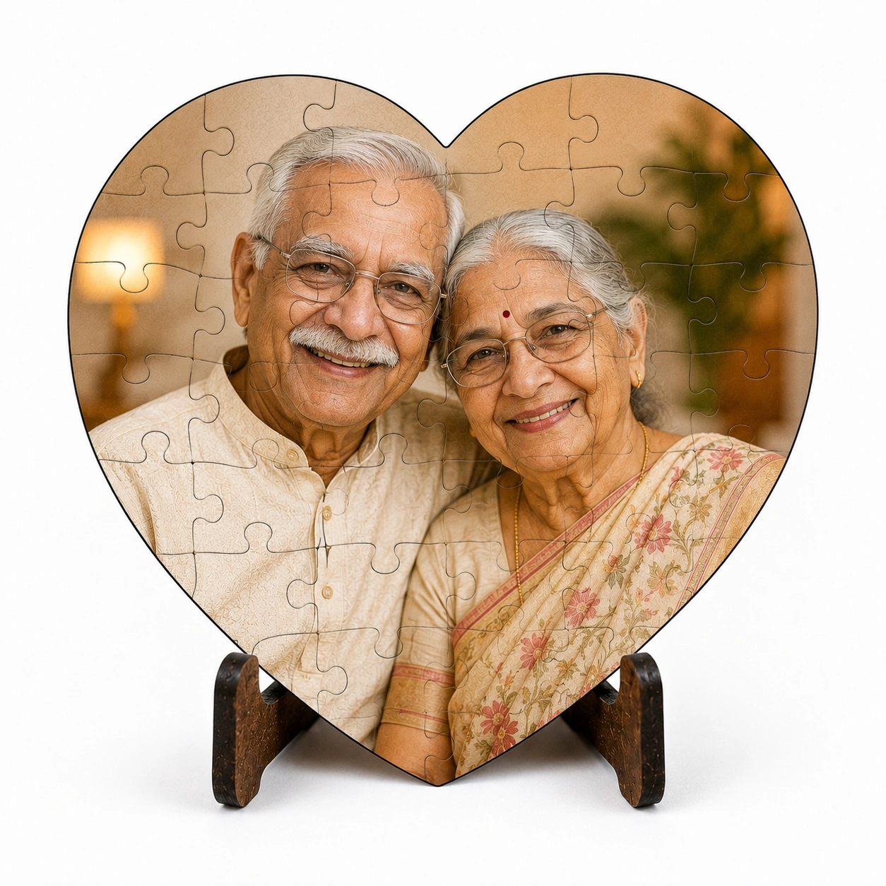 Timeless Couple Heart Frame